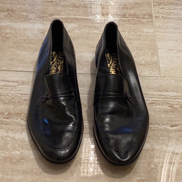 Men’s shoes size 9 1/2 B.  Salvatore FERRAGAMO Florence Made In Italy. - Picture 2 of 16